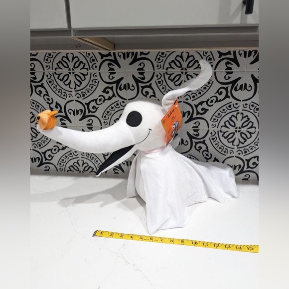 The Nightmare Before Christmas Zero Halloween 15 inch Greeter Plush - Picture 5 of 5